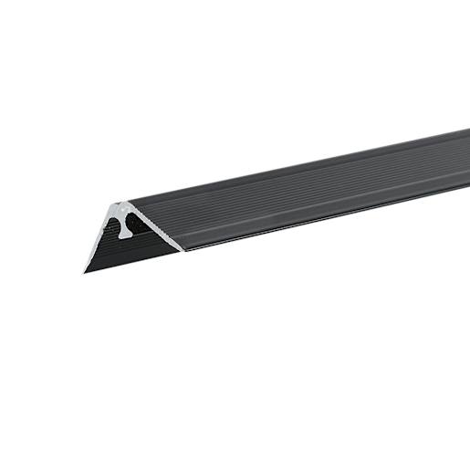 Moulure de coin intérieur noire pour panneau mural Wall Impression 106 po
