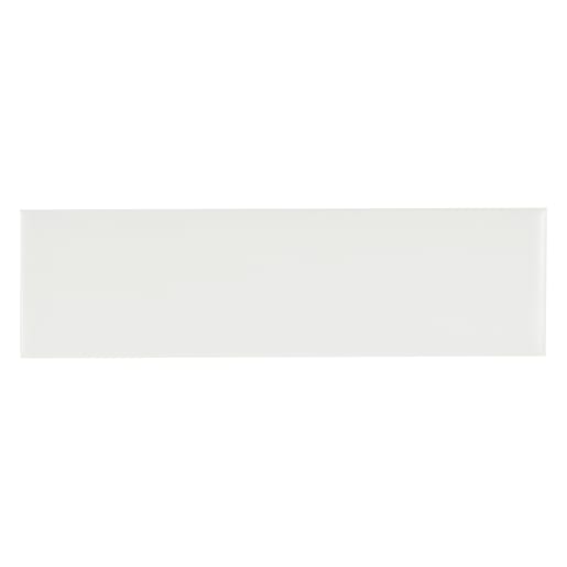Matte White BG Ceramic Wall Tiles 4 1/4 in. x 16 in.