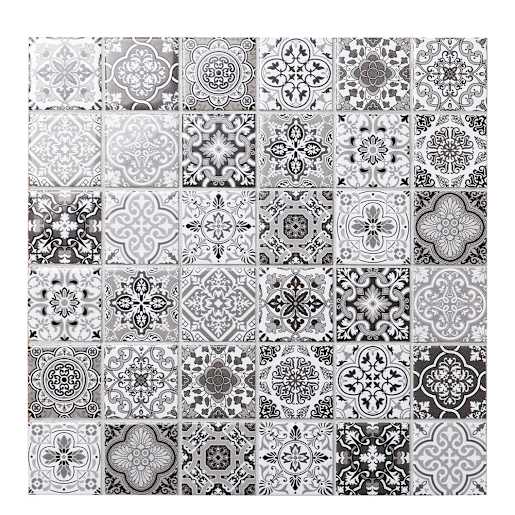 VERTUO Bizantin Porcelain Mosaic 12 in. x 12 in.