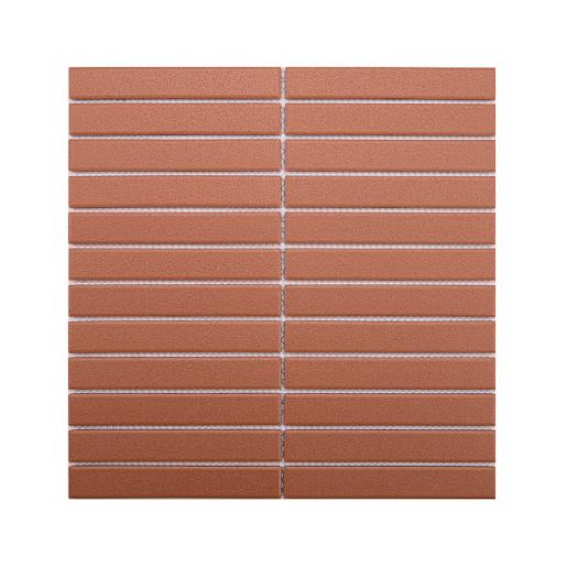 VERTUO Terracotta Porcelain Mosaic 11 3/4 in. x 11 5/8 in.