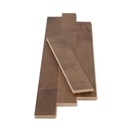 Plancher de bois franc en merisier blanc 3 1/4 po Café