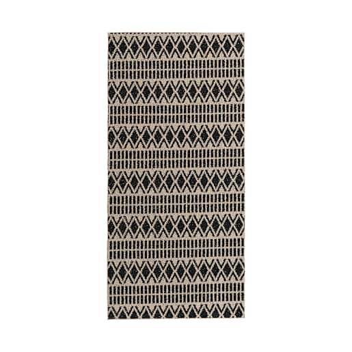 Tapis d'intérieur Aztec jute sombre 3 pi x 6 pi