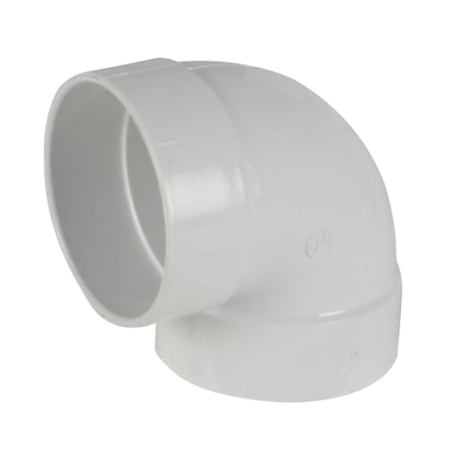 90° Regular PVC Elbow for Central Vacuum 2 in.