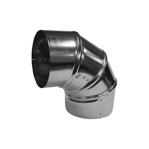 Galvanized Adjustable Elbow 3 in.