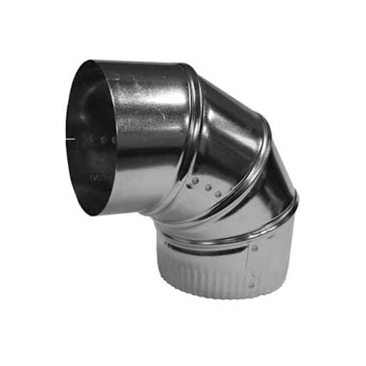 Galvanized Adjustable Elbow 7 in.