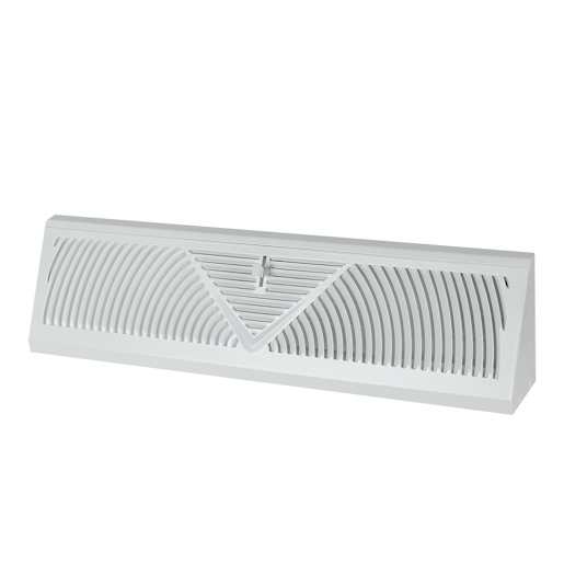 Diffuseur-plinthe à air chaud 18 po