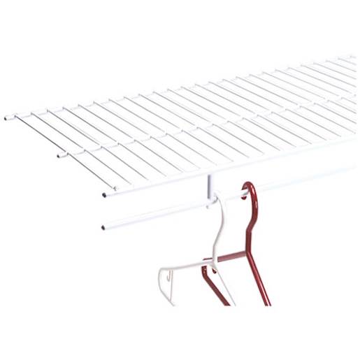 Tablette grillagée portemanteau 12 po x 8 pi