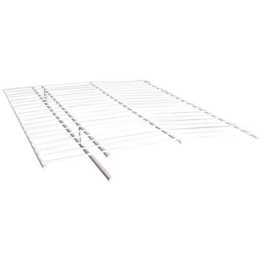 Tablette grillagée portemanteau 16 po x 4 pi