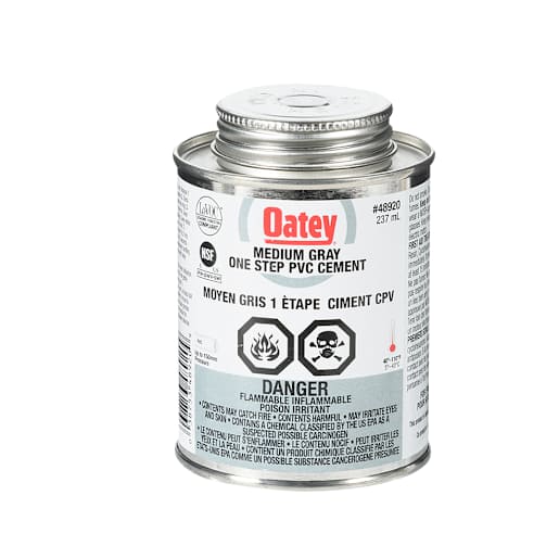 Grey PVC Glue 236 ml