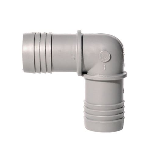 Polyethylene 90° Insert Elbow (M x M) 3/4 in.