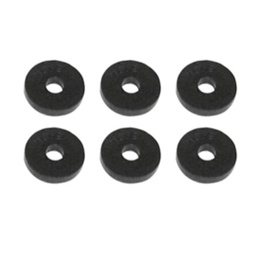 Rondelles plates pour robinet 11/16 po 3/8L Pqt/6