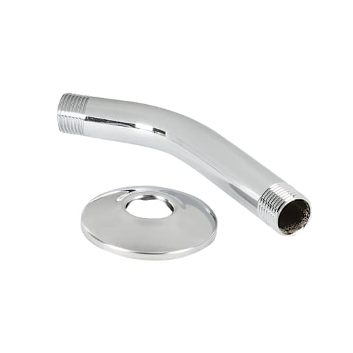 Bras et bride de douche chrome