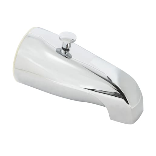Bec de baignoire avec inverseur chrome