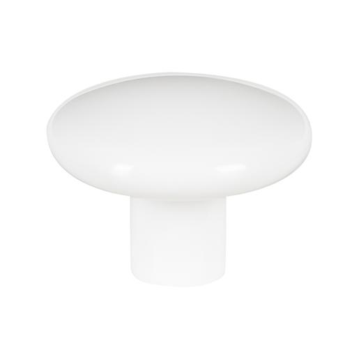 Villeray Plastic Cabinet Knob White 34 mm