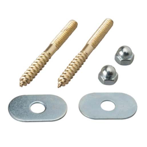 Vis de plancher pour toilette 1/4 po x 2 1/2 po Pqt/2