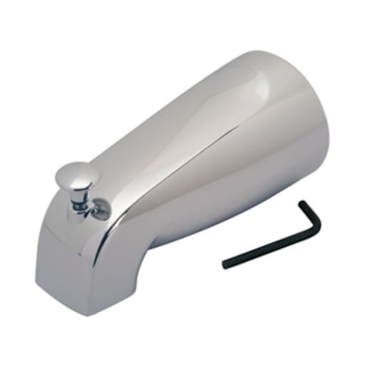 Bec de baignoire avec inverseur chrome