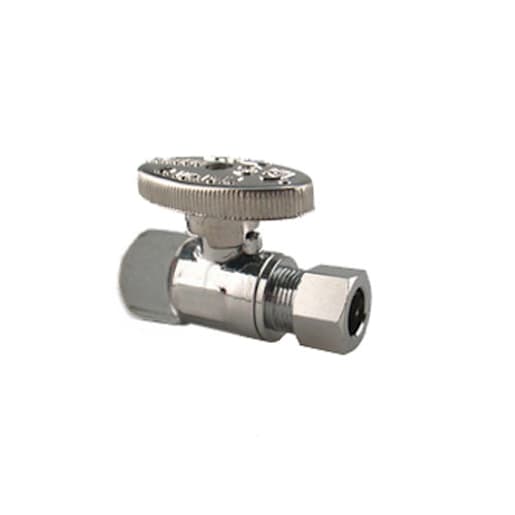 Robinet à souder droit 1/2 po x 3/8 compression