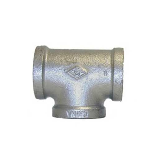 Raccord en Té galvanisé (F x F x F) 3/4 po