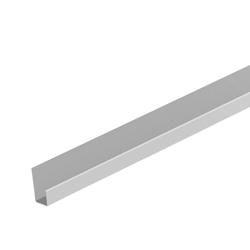 Bellara Steel Siding J Moulding 10 ft. Regent Grey