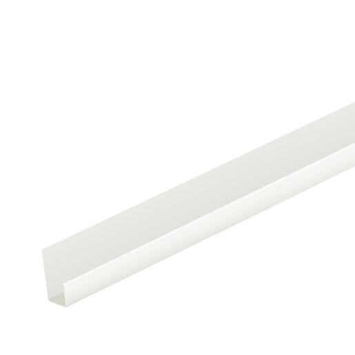 Bellara Steel Siding J Moulding 10 ft. Cambridge White