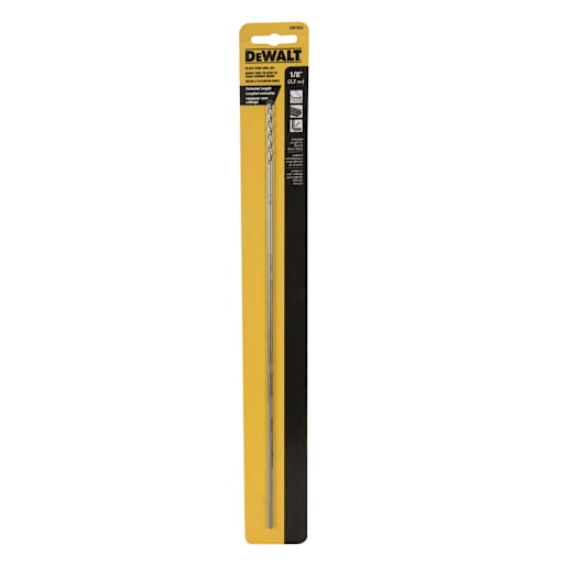 DEWALT Black Oxide Drill Bit - , 1/8 in. x 12 in.