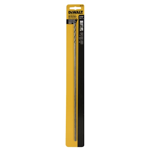DEWALT Black Oxide Drill Bit - , 3/16 in. x 12 in.
