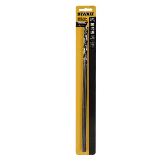 DEWALT Black Oxide Drill Bit - , 3/8 in. x 12 in.