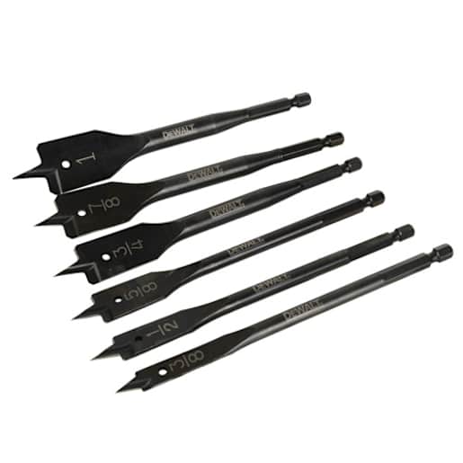 DEWALT Spade Bit Set/6