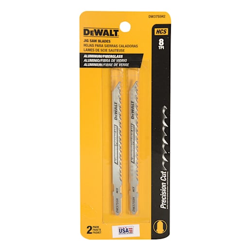 Aluminium Jig Saw Blades -4 in. (8 TPI) Pkg/2