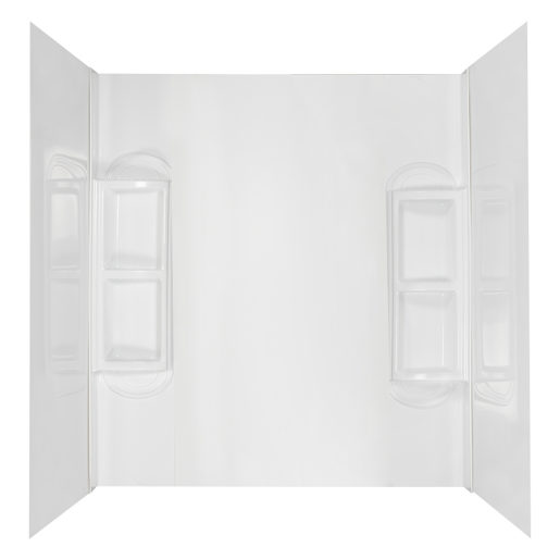 Contour de baignoire Murano blanc 80 po