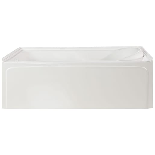 Baignoire alcôve Miranda drain à gauche 60 po x 32 po
