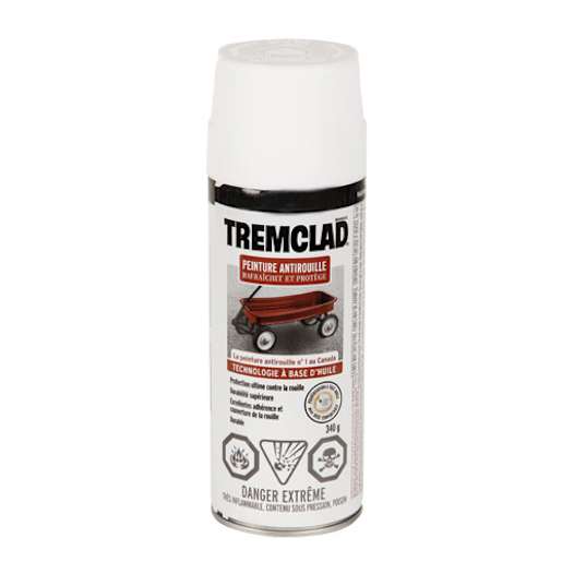 Tremclad Anti-Rust Flat White Paint - 340 g