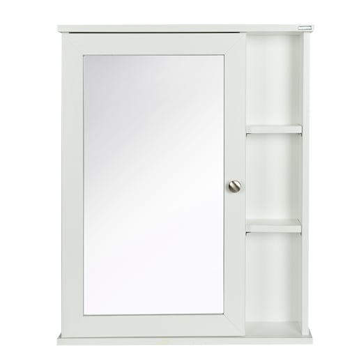 Pharmacie Elsa blanche avec miroir 23 5/8 po x 29 1/2 po TASSILI