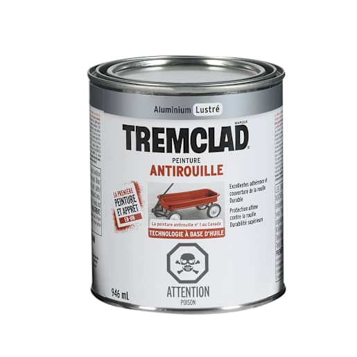 Tremclad Anti-Rust Aluminum Paint - 946 ml