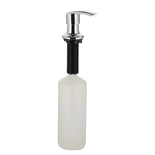Distributeur de savon pour évier de cuisine chrome