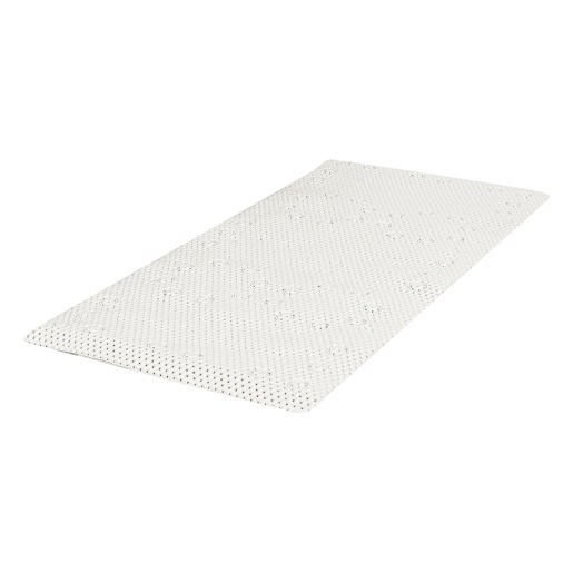 Tapis de bain blanc 17 po x 36 po