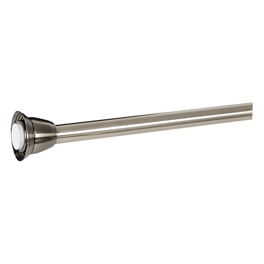 Extendable Shower Curtain Rod Pewter 42 in. to 72 in.