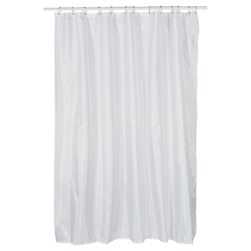 Fabric Shower Curtain White