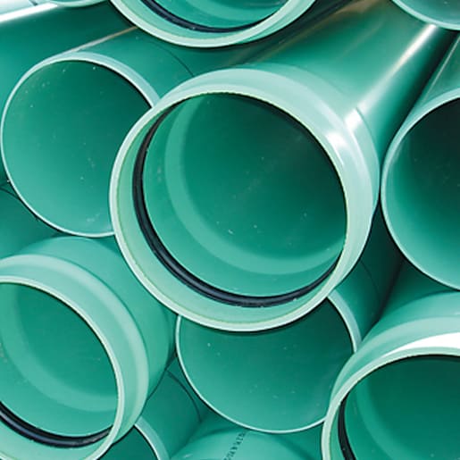 Storm Sewer Pipe SDR-35 green 6 in. x 14 ft.