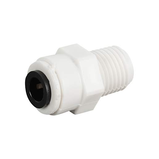 Adaptateur pour tuyau de vinyle Quick-Connect 3/8 po O.D. x 1/4 po MIP
