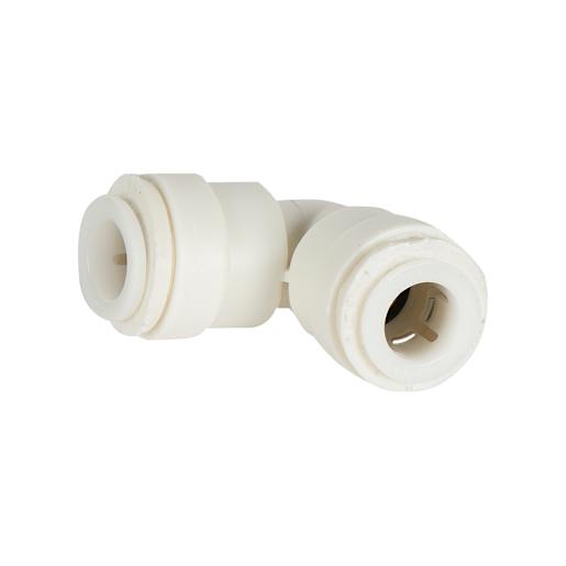 Coude 90° pour tuyau de vinyle Quick-Connect 1/4 po O.D. x 1/4 po O.D.