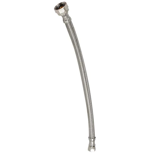 NEKTRA Faucet Braided Connector 1/2 in. x 3/8 in. x 24 in.