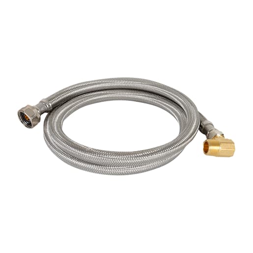 NEKTRA Dishwasher Braided Connector 1/2 in. X 3/8 in. x 48 in.