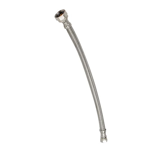 NEKTRA Faucet Braided Connector 1/2 in. x 3/8 in. x 12 in.