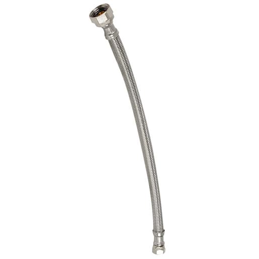 NEKTRA Faucet Braided Connector 1/2 in. x 3/8 in. x 20 in.
