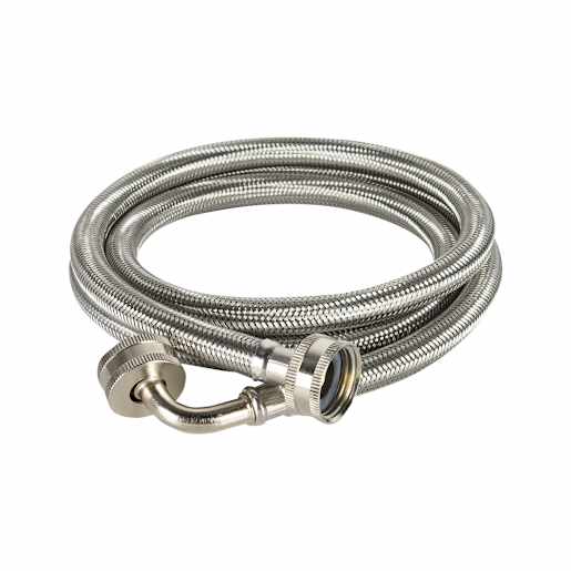 NEKTRA Washing Machine Braided Connector Hose 3/4 in. x 3/4 in. x 60 in.