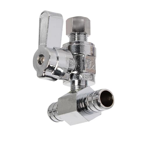PEX T Compression Valve - 1/2 in. x 1/4 in.
