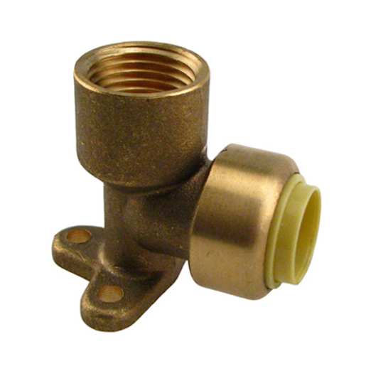 Coude à oreilles Easy-Grip Push 3/4 po x 1/2 FPT
