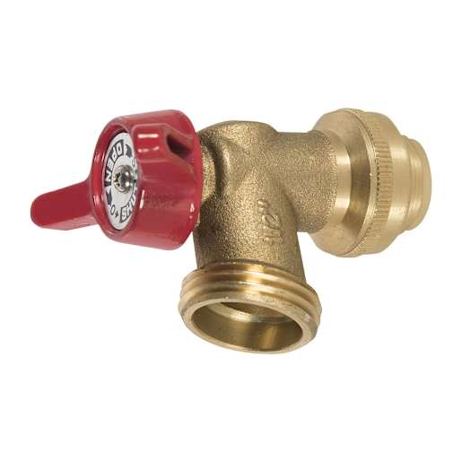 Push Brass Sediment Ball Valve Angled