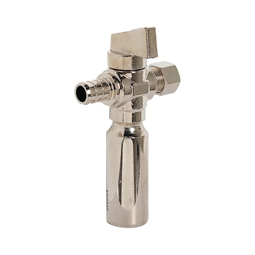 PEX Compression Straight Ball Valve 1/2 in. x 3/8 in.
